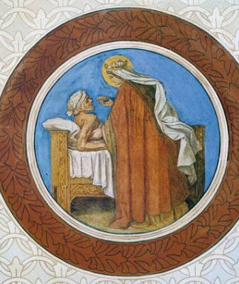 Fresko in der Elisabethgalerie