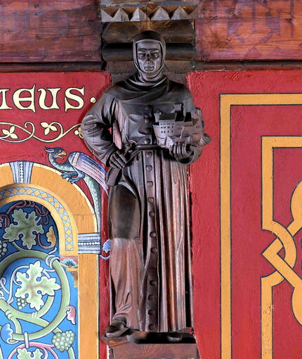 Skulptur des Gottvertrauens im Festsaal der Wartburg