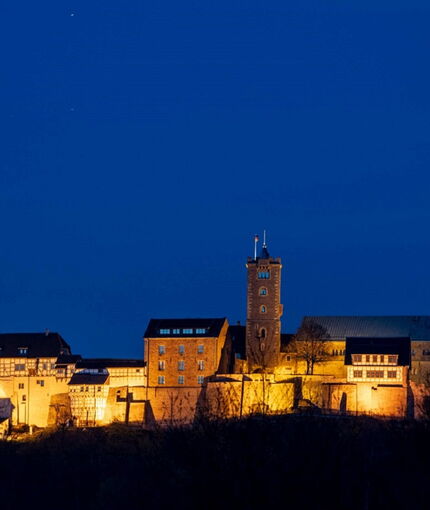 Wartburg bei Nacht