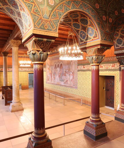 Abb. 1 Der Sängersaal im Palas der Wartburg