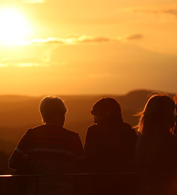 Sonnenuntergang auf der Wartburg