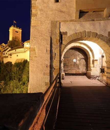 Blick auf das Tor der Wartburg