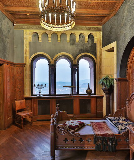 Das Fürstenschlafzimmer im Obergeschoss der Neuen Kemenate auf der Wartburg