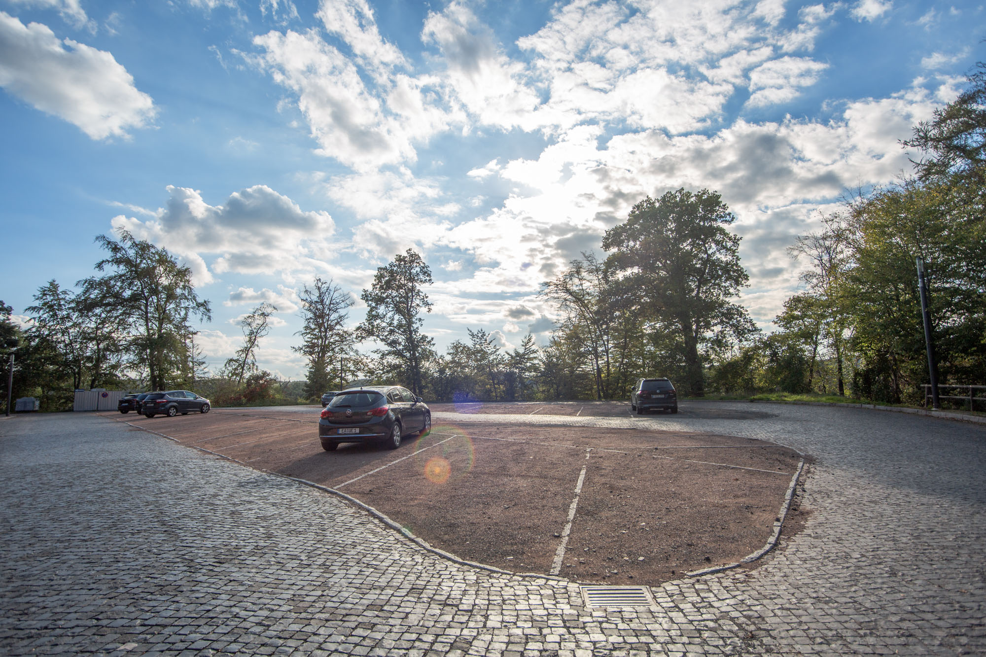 Parkplatz am Erlebnisportal