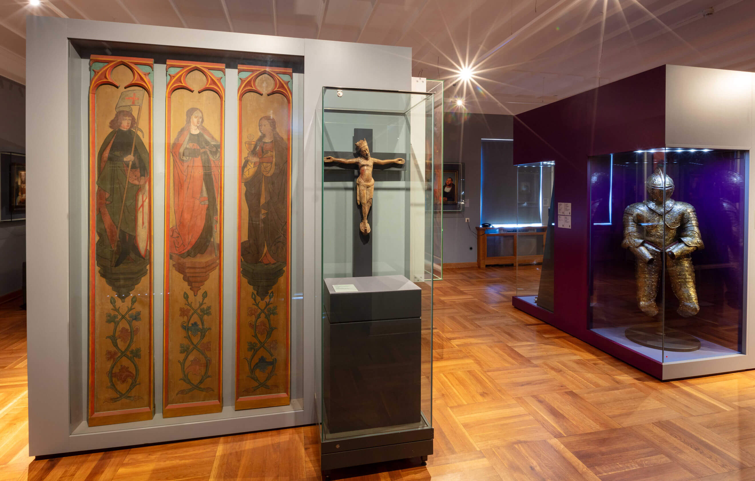 Sechs Tafeln der Hauskapelle des Harsdörferschen Hauses in Nürnberg
