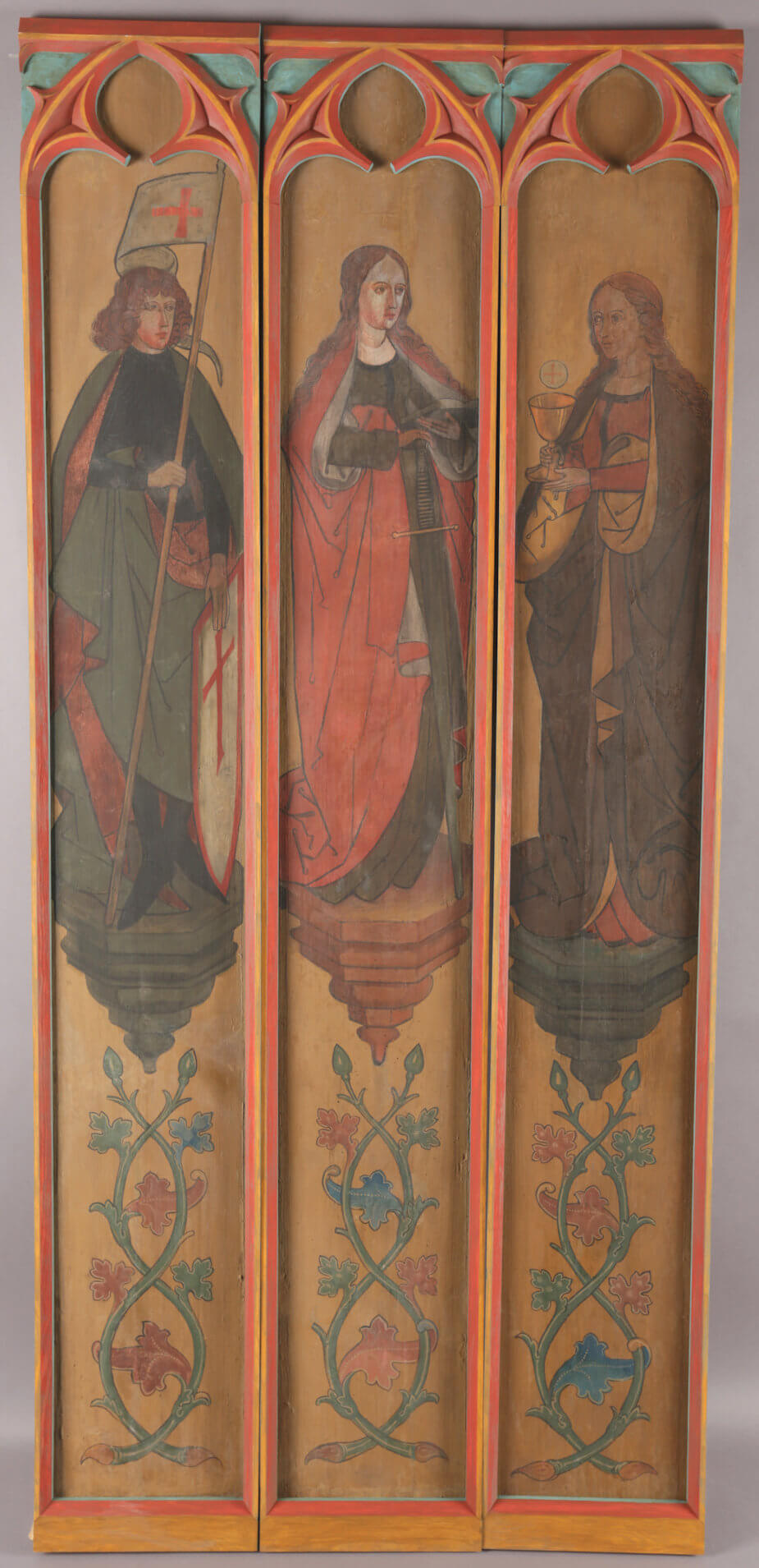 Heiliger Georg, Heilige Katharina, Heilige Barbara