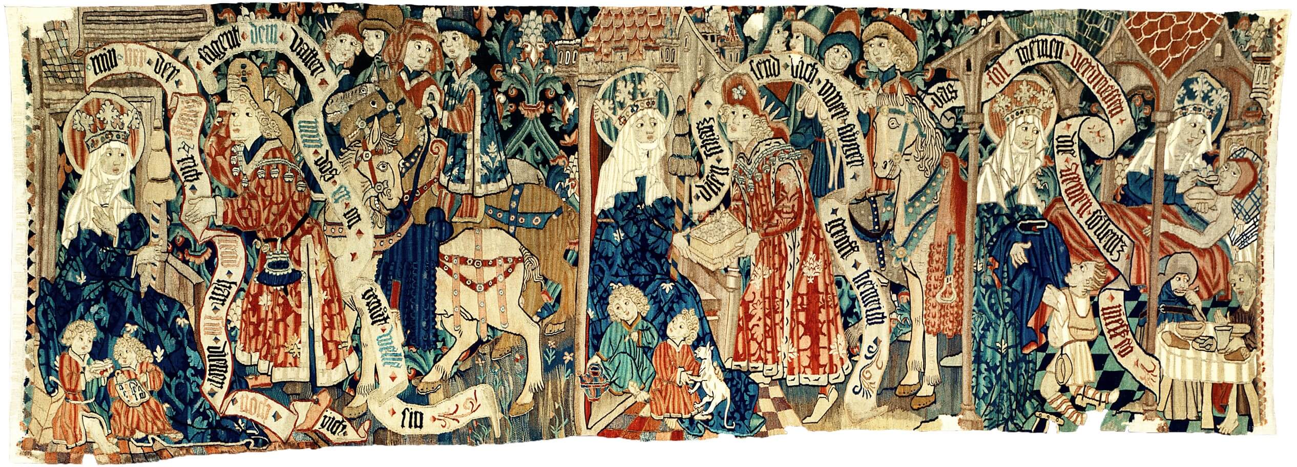 Wandteppich mit Szenen aus dem Leben der hl. Elisabeth